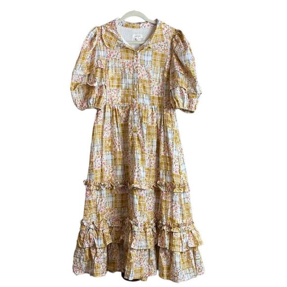 Be Mine Patchwork midi dress - Picture 2 of 9